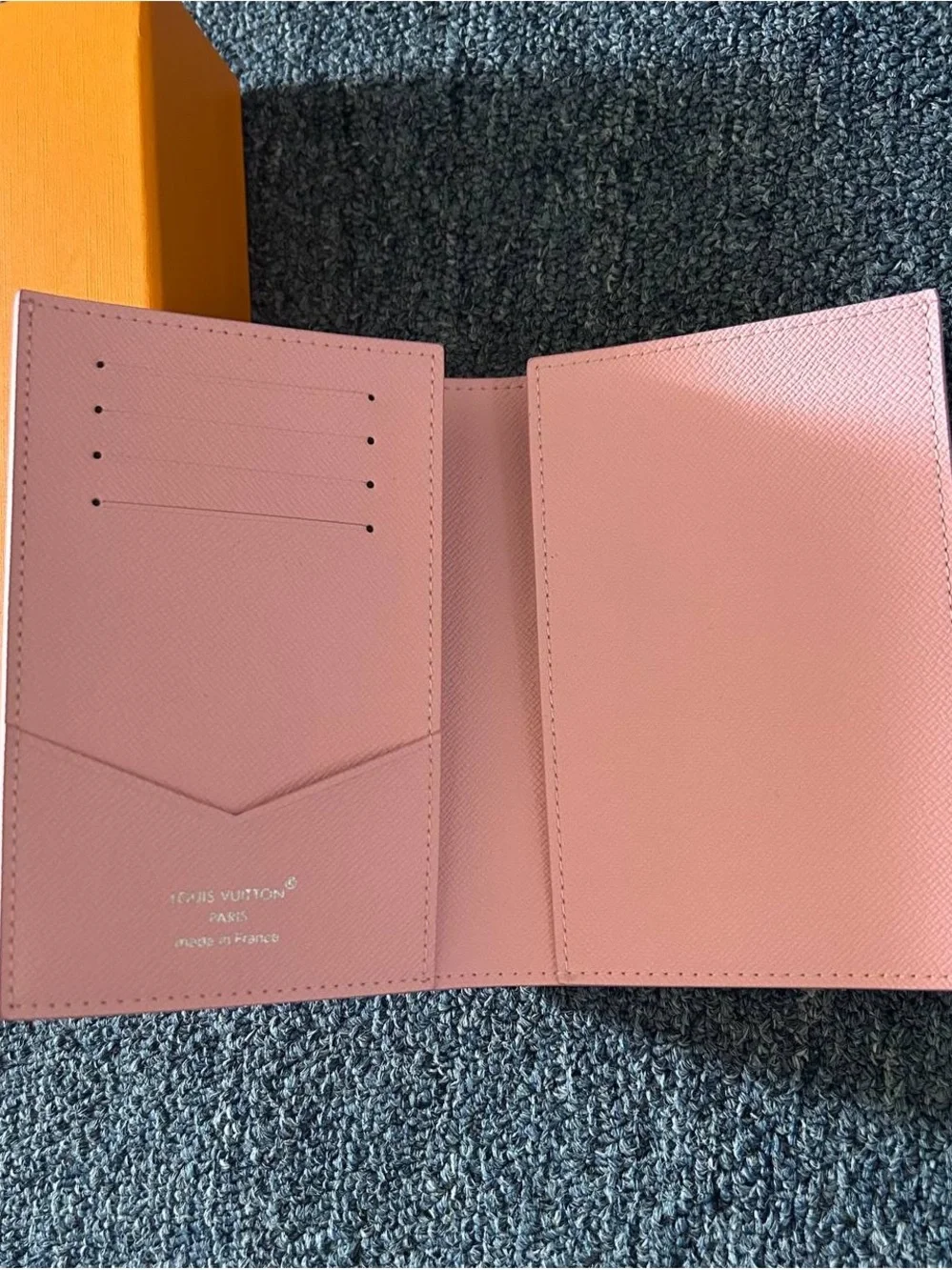 Louis Vuitton Skateboard Pink Passport Holder